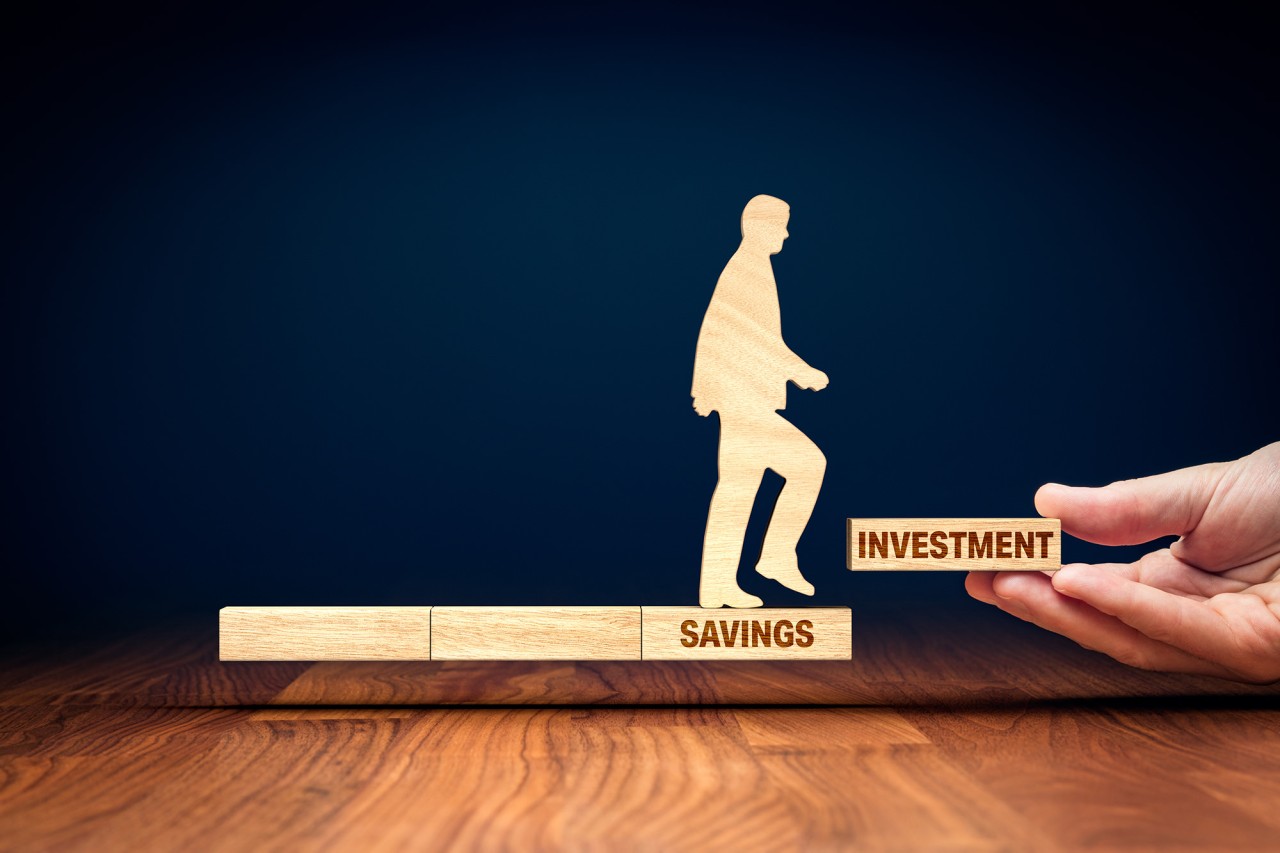Saving then investing